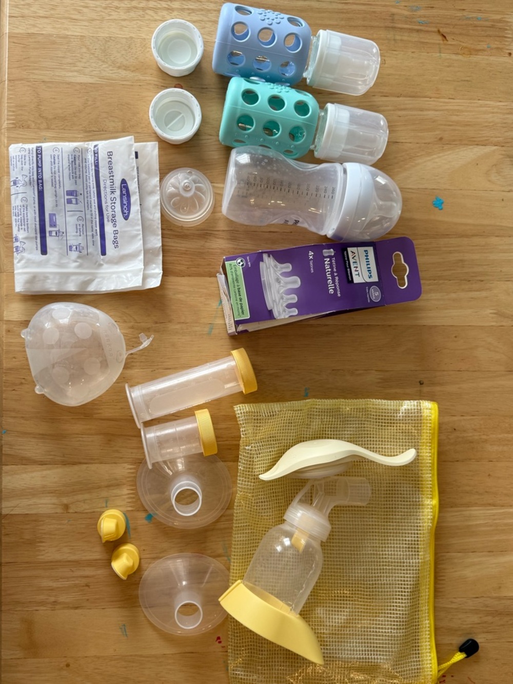 Bottle and pumping bundle